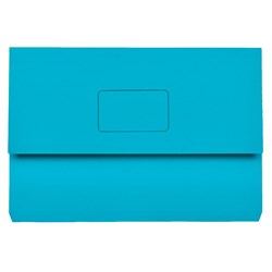 MARBIG SLIMPICK WALLET Foolscap Manilla Blue 