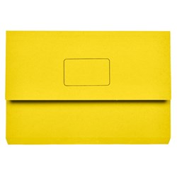 MARBIG SLIMPICK WALLET Foolscap Manilla Yellow 