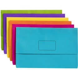 MARBIG SLIMPICK WALLET BRIGHT Foolscap Assorted Pack of 10