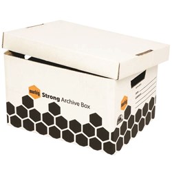 MARBIG STRONG ARCHIVE BOX W305xL400xH260 Blk/White 