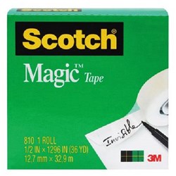 SCOTCH 810 MAGIC TAPE 12mmx33m Roll