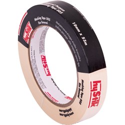 HYSTIK 805 MASKING TAPE Cream 18mmx55m Roll