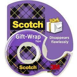 SCOTCH 15L GIFTWRAP TAPE 19mmx16mt 