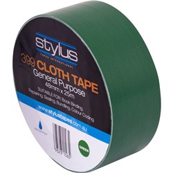 STYLUS 399 CLOTH TAPE Green 48mmx25m Roll