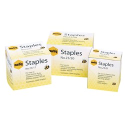 MARBIG HEAVY DUTY STAPLES No.23/20 Box of 5000