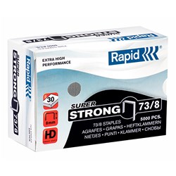 RAPID STAPLES 73/8 8mm HD31 Box of 5000