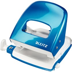 LEITZ NEXXT SERIES 2 HOLE PUNCH WOW 30 Sheet Blue Metal