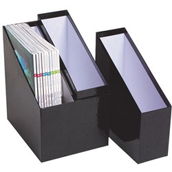 MARBIG MAGAZINE HOLDERS Singlex2, DBLx1, Set3 Black Set of 3