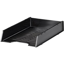 ITALPLASTGREENR DESK ACCESS Document Tray Black Recycled 