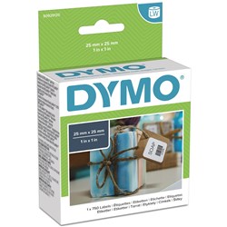 DYMO LW Label Multi-purpose 25x25mm Box of 750