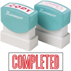 XSTAMPER -1 COLOUR -TITLES A-C 1026 Completed Red 