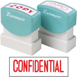 XSTAMPER -1 COLOUR -TITLES A-C 1130 Confidential Red 