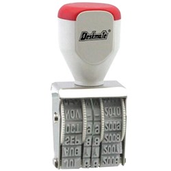 DESKMATE RUBBER DATE STAMP 12 Year Band, 4mm Text 