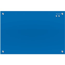 QUARTET INFINITY GLASS BOARD 450x600mm Memo Blue 