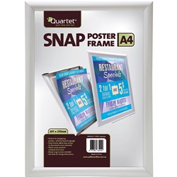 QUARTET INSTANT POSTER FRAMES A4 25mm Aluminium 