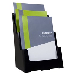 DEFLECT-O BROCHURE HOLDER A4 Sustainable Office 3 Tier 