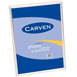 CARVEN DOCUMENT FRAME A4 Wall Mountable Silver 