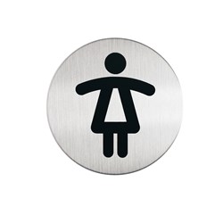 DURABLE PICTOGRAM SIGN WC Women 83mm 