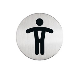 DURABLE PICTOGRAM SIGN WC Men 83mm 