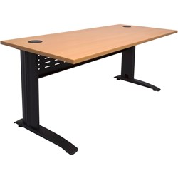 RAPID SPAN DESK W1500xH700mm Beech & Black 