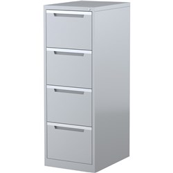 STEELCO FILING CABINET 4 Drawer Silver Grey 