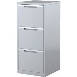 STEELCO FILING CABINET 3 Drawer Silver Grey 