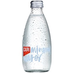 CAPI SPARKLING MINERAL WATER Bottle 250ml Pack of 24 