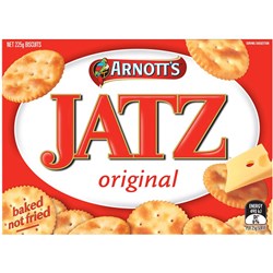 ARNOTTS JATZ ORIGINAL Biscuits 225gm Jatz Original 
