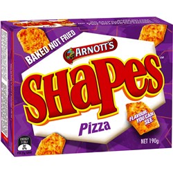 ARNOTTS PIZZA SHAPES Biscuits 190gm Pizza Shapes 