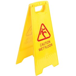 ITALPLAST SAFETY SIGN Wet Floor Yellow 