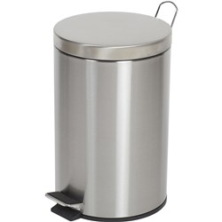 COMPASS STAINLESS STEEL Pedal Bin 12Litres  
