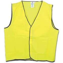 MAXISAFE HI-VIS SAFETY VEST Day Use Yellow - Medium Class D