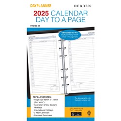 DEBDEN DAYPLANNER REFILL A4 Monthly Dated Calendar 