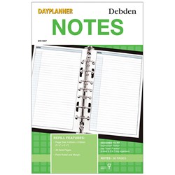 DEBDEN DAYPLANNER REFILL DESK Notes 216x140mm 