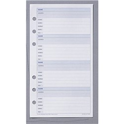 DEBDEN DAYPLANNER REFILL Telephone/Address 172x96mm Personal