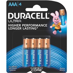 DURACELL ULTRA BATTERY AAA Pack of 4 