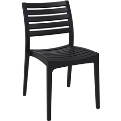 ARES HOSPITALITY CHAIR Black 480W x 580D x 820H x 450 Seat
