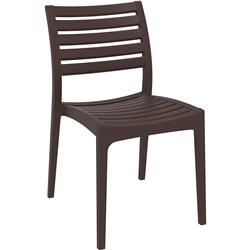 ARES HOSPITALITY CHAIR Chocolate 480W x 580D x 820H x 450 Seat