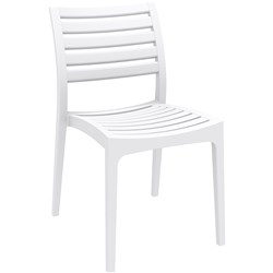 ARES HOSPITALITY CHAIR White 480W x 580D x 820H x 450 Seat