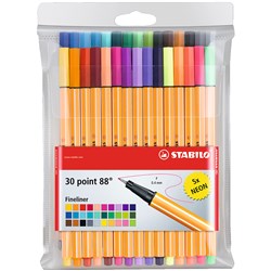 STABILO POINT 88 FINELINER 30 Assorted 