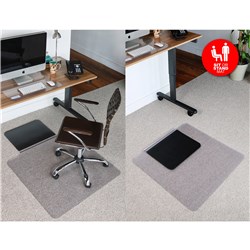 JASTEK CHAIR MAT 91x134cm Keyhole 