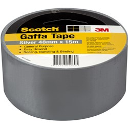SCOTCH UTILITY GAFFA TAPE 933-S 48mmx15m Silver