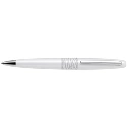 PILOT MR BALLPOINT PEN  MR2 White Tiger White Barrel  Medium Black Ink