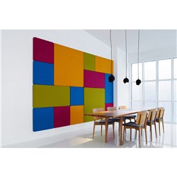 VISIONCHART FELT PINBOARD 900x600mm Frameless 