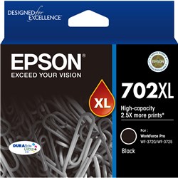 EPSON INK CARTRIDGE 702XL Black