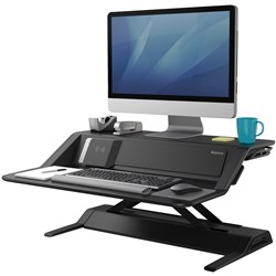 Fellowes Lotus DX Sit Stand Workstation Black