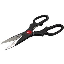 CONNOISSEUR KITCHEN SCISSORS 21cm Black Handle 