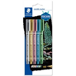 STAEDTLER METALLIC MARKER Assorted - Pack of 5  