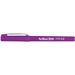 ARTLINE 220 FINELINER PENS 0.2mm Magenta Pack of 12 