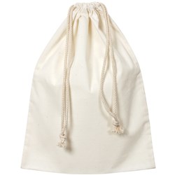 ZART CALICO LIBRARY BAG With Drawstring 35X44cm Beige Pack of 10